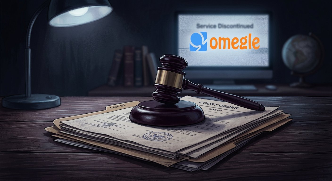 Omegle legal challenges illustration