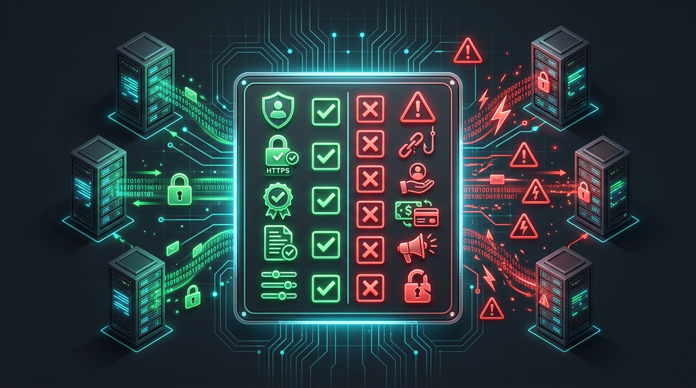 Platform safety checklist infographic
